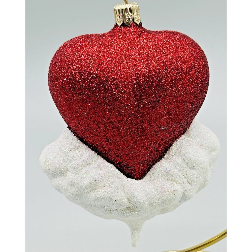 Patricia Breen Bon Nuit Heart Cloud‎ 2001 Christmas Ornament 4 inch TOP ONLY